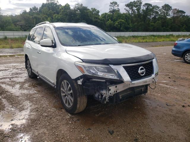 5N1AR2MN8EC662874 - 2014 NISSAN PATHFINDER S WHITE photo 1