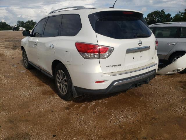 5N1AR2MN8EC662874 - 2014 NISSAN PATHFINDER S WHITE photo 3