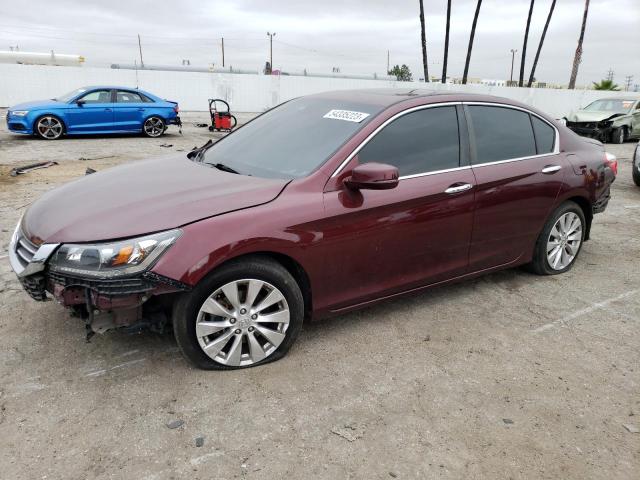 1HGCR2F89EA224494 - 2014 HONDA ACCORD EXL BURGUNDY photo 1