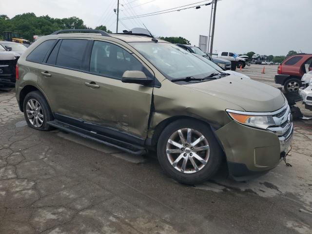 2FMDK3JC0DBB56674 - 2013 FORD EDGE SEL GREEN photo 4