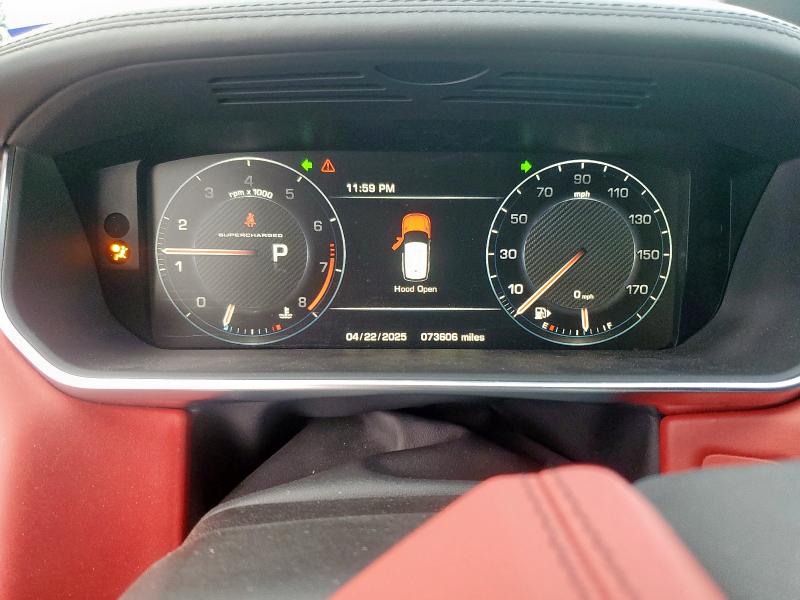 SALWV2TF8EA357783 - 2014 LAND ROVER RANGE ROVE AUTOBIOGRAPHY WHITE photo 9