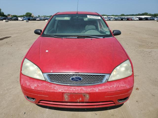 1FAFP31N86W160253 - 2006 FORD FOCUS ZX3 RED photo 5