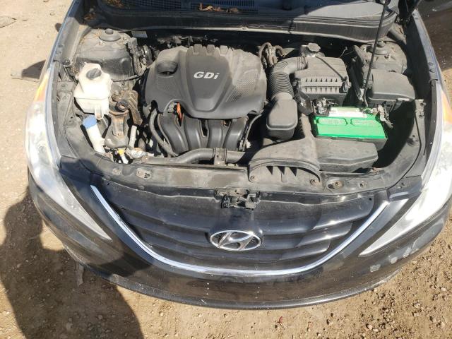 5NPEB4ACXDH617852 - 2013 HYUNDAI SONATA GLS BLACK photo 11