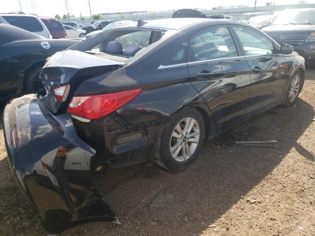 5NPEB4ACXDH617852 - 2013 HYUNDAI SONATA GLS BLACK photo 3