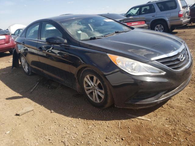 5NPEB4ACXDH617852 - 2013 HYUNDAI SONATA GLS BLACK photo 4