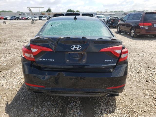 5NPE34AF8GH398711 - 2016 HYUNDAI SONATA SPORT BLACK photo 6