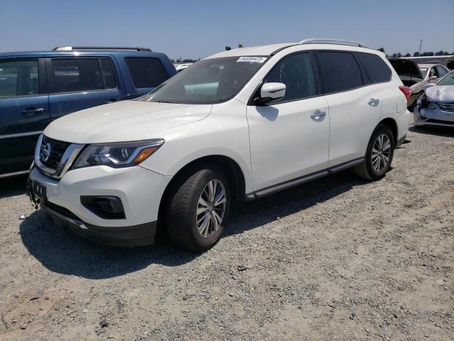 5N1DR2MM9KC590423 - 2019 NISSAN PATHFINDER S WHITE photo 1