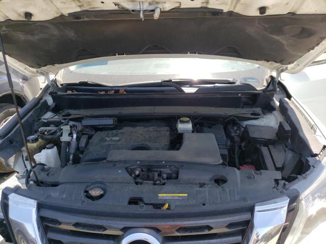 5N1DR2MM9KC590423 - 2019 NISSAN PATHFINDER S WHITE photo 12