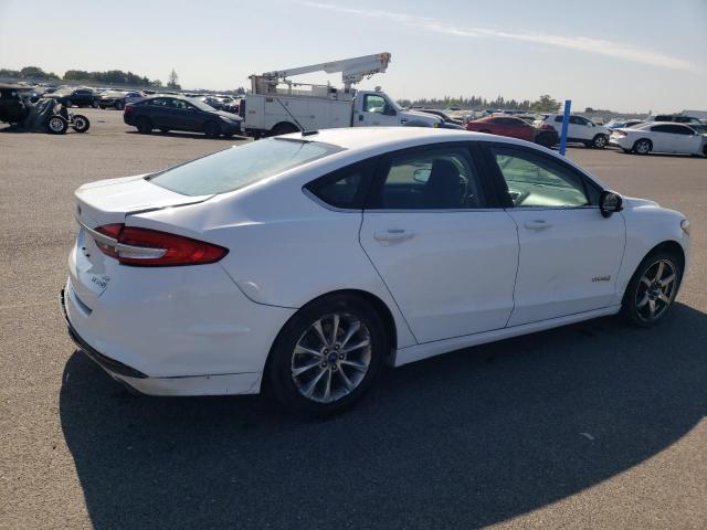 3FA6P0LU6HR386333 - 2017 FORD FUSION SE HYBRID WHITE photo 3