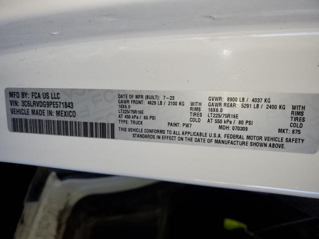 3C6LRVDG9PE571843 - 2023 RAM PROMASTER 2500 HIGH Ağ foto 13