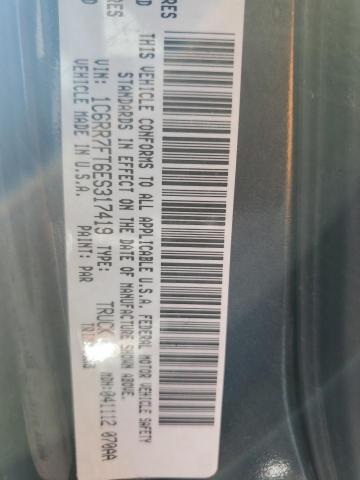 1C6RR7FT6ES317419 - 2014 RAM 1500 ST BLACK photo 12