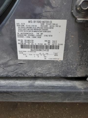 MAJ3S2GE8KC254132 - 2019 FORD ECOSPORT SE ნაცრისფერი ფოტო 13