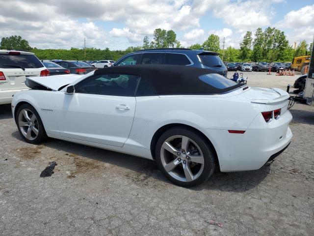 2G1FC3DD1B9178131 - 2011 CHEVROLET CAMARO LT WHITE photo 2