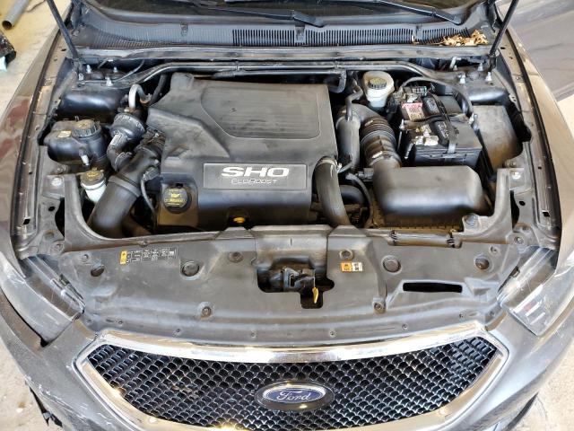 1FAHP2KT0EG110553 - 2014 FORD TAURUS SHO GRAY photo 11