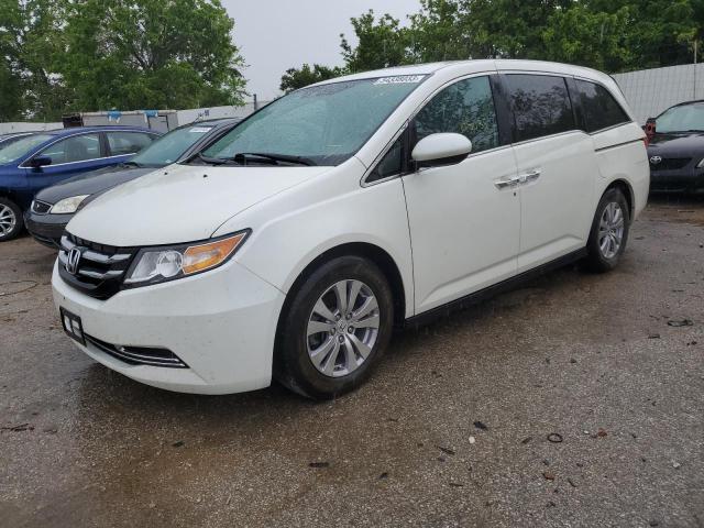 5FNRL5H6XFB055795 - 2015 HONDA ODYSSEY EXL WHITE photo 1