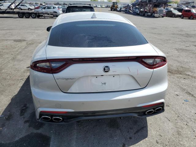 KNAE15LA8J6030203 - 2018 KIA STINGER SILVER photo 6