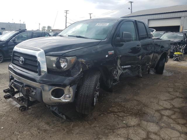 5TFBV54128X050329 - 2008 TOYOTA TUNDRA DOUBLE CAB BLACK photo 1