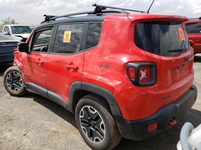 ZACCJBCT8GPD49942 - 2016 JEEP RENEGADE TRAILHAWK RED photo 2