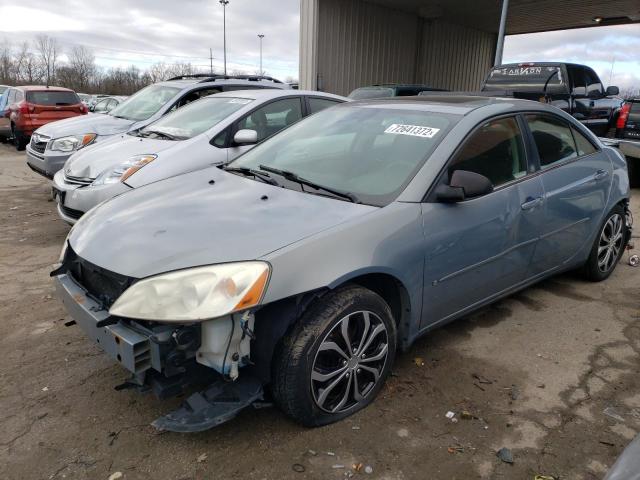 1G2ZG58B074275574 - 2007 PONTIAC G6 BASE BLUE photo 1