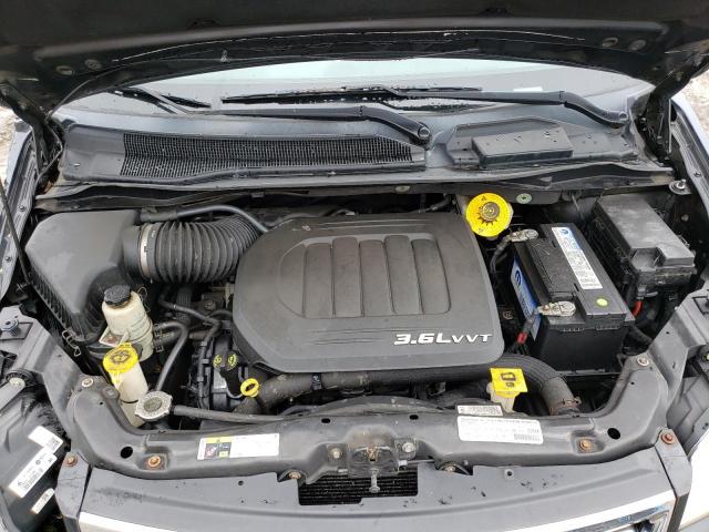 2C4RC1CG7ER144347 - 2014 CHRYSLER TOWN & COU TOURING L BLACK photo 12