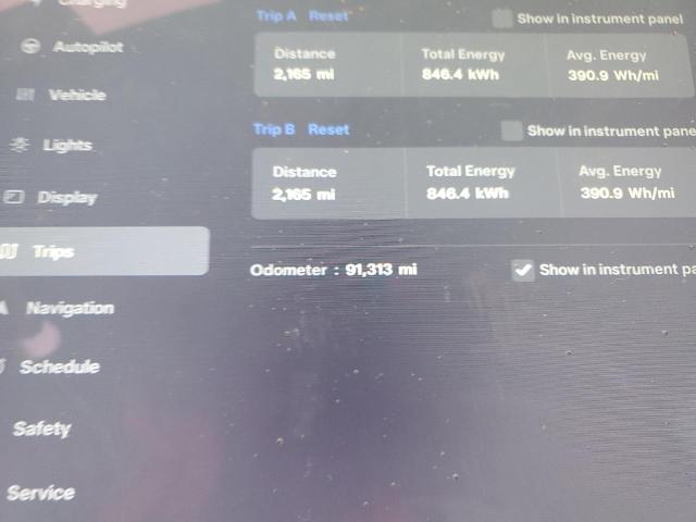 5YJSA1E20GF147890 - 2016 TESLA MODEL S CHARCOAL photo 9