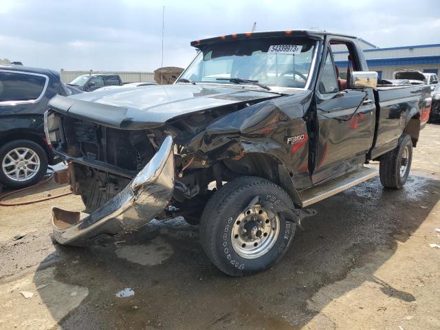 2FTHF36H2SCA00481 - 1995 FORD F350 BLACK photo 1