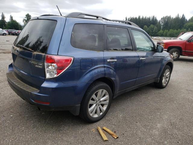 JF2SHAEC3BH748077 - 2011 SUBARU FORESTER LIMITED BLUE photo 3