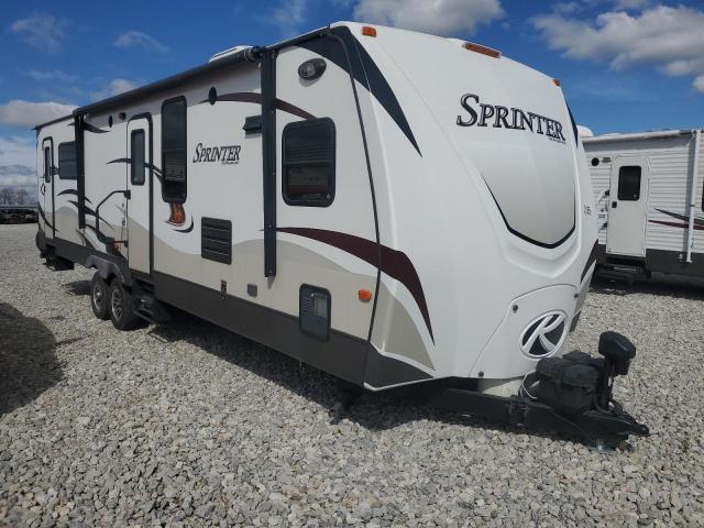 4YDT30026D1530718 - 2013 KEYSTONE SPRINTER WHITE photo 1