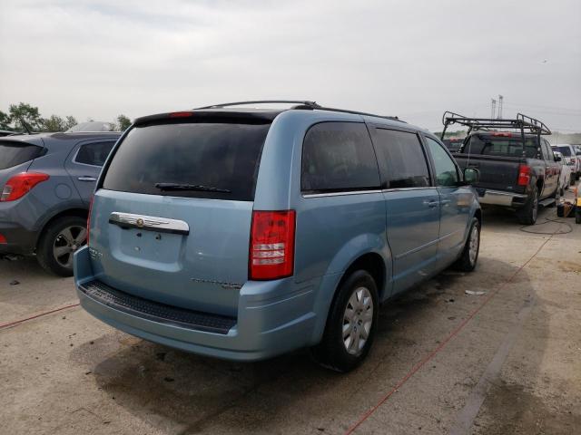 2A4RR4DEXAR309793 - 2010 CHRYSLER TOWN & COU LX BLUE photo 3