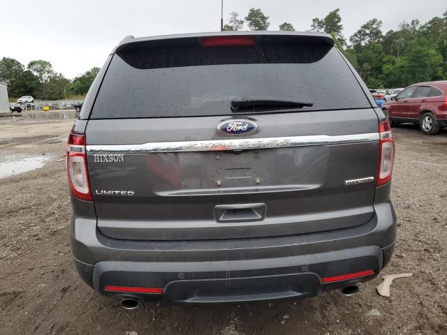 1FM5K7F88FGB78756 - 2015 FORD EXPLORER LIMITED GRAY photo 6