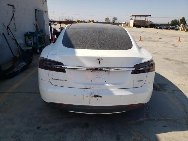 5YJSA1E25GF136903 - 2016 TESLA MODEL S Սպիտակ լուսանկար 6