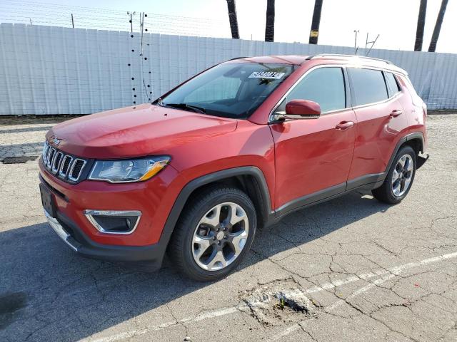 3C4NJCCB4KT664132 - 2019 JEEP COMPASS LIMITED RED photo 1