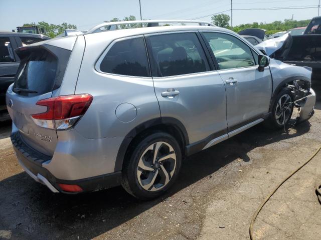 JF2SKARC6NH466466 - 2022 SUBARU FORESTER TOURING 银色 照片 3