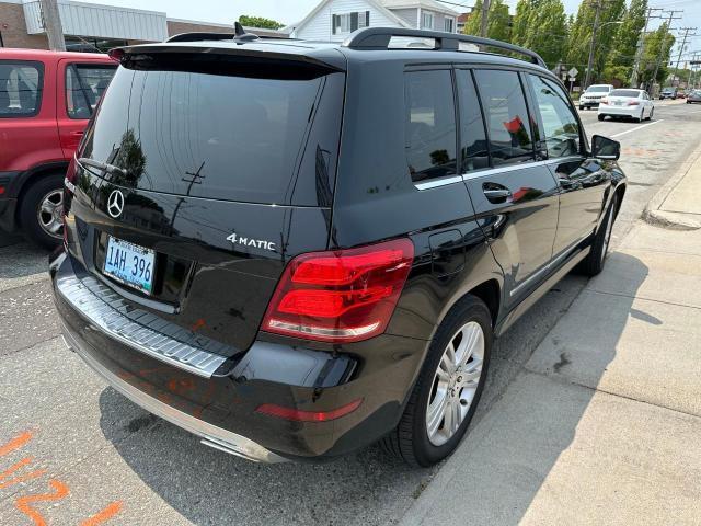 WDCGG8JB7DG111550 - 2013 MERCEDES-BENZ GLK 350 4MATIC BLACK photo 4