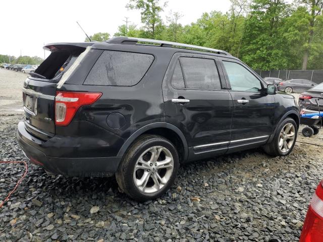 1FM5K8F89FGA87890 - 2015 FORD EXPLORER LIMITED BLACK photo 3