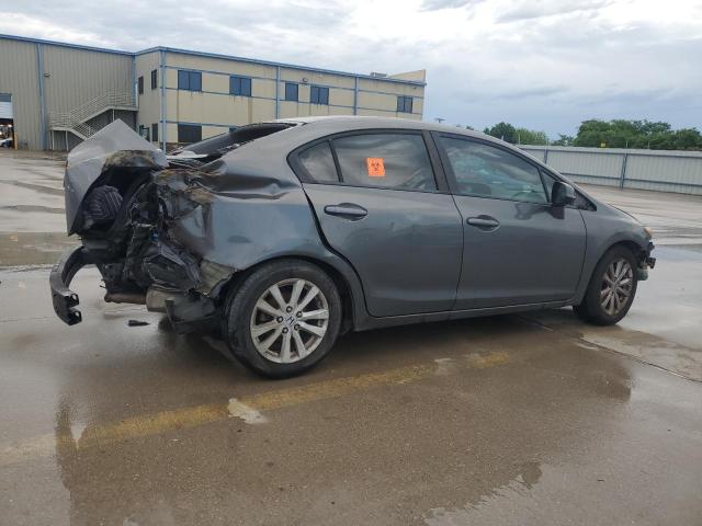 2HGFB2F89CH515352 - 2012 HONDA CIVIC EX GRAY photo 3