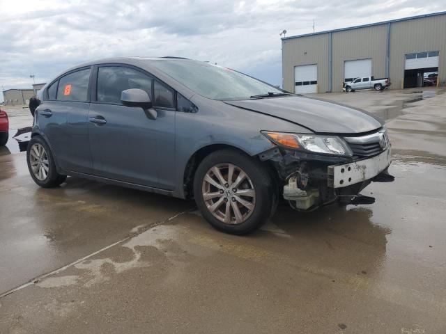 2HGFB2F89CH515352 - 2012 HONDA CIVIC EX GRAY photo 4