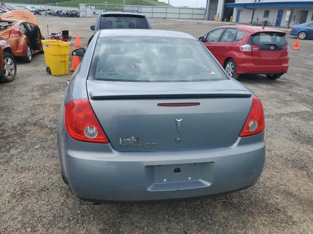 1G2ZG57B184257233 - 2008 PONTIAC G6 BASE GRAY photo 6