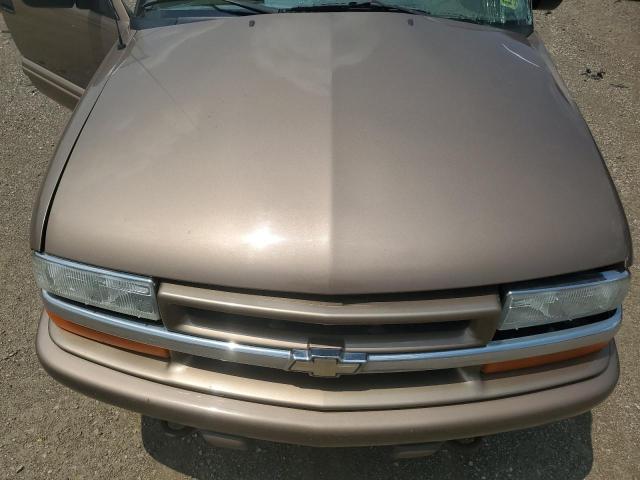 1GNDT13W52K205598 - 2002 CHEVROLET BLAZER BROWN photo 12