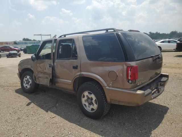 1GNDT13W52K205598 - 2002 CHEVROLET BLAZER BROWN photo 2