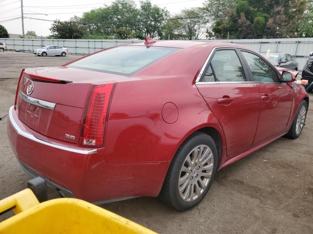 1G6DP5EV4A0102873 - 2010 CADILLAC CTS PREMIUM COLLECTION RED photo 3
