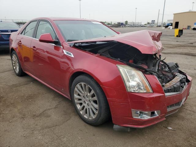 1G6DP5EV4A0102873 - 2010 CADILLAC CTS PREMIUM COLLECTION RED photo 4