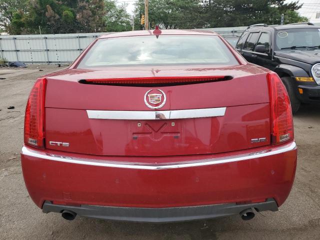 1G6DP5EV4A0102873 - 2010 CADILLAC CTS PREMIUM COLLECTION RED photo 6