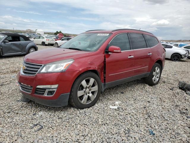 1GNKRLKD4DJ133397 - 2013 CHEVROLET TRAVERSE LTZ RED photo 1