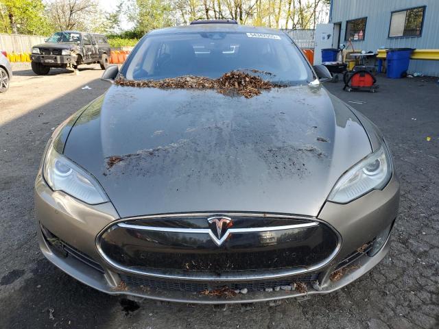 5YJSA1E1XFF103949 - 2015 TESLA MODEL S 棕色 照片 5