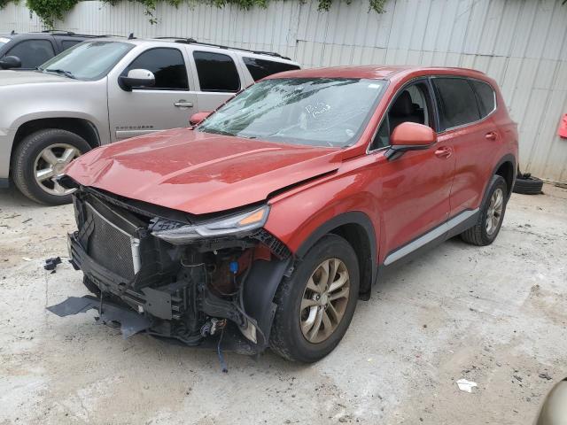 5NMS33AD0LH256727 - 2020 HYUNDAI SANTA FE SEL RED photo 1