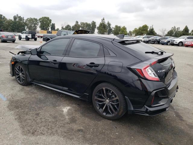 SHHFK7H99LU409554 - 2020 HONDA CIVIC SPORT TOURING BLACK photo 2