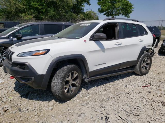 1C4PJMBB4EW159111 - 2014 JEEP CHEROKEE TRAILHAWK WHITE photo 1