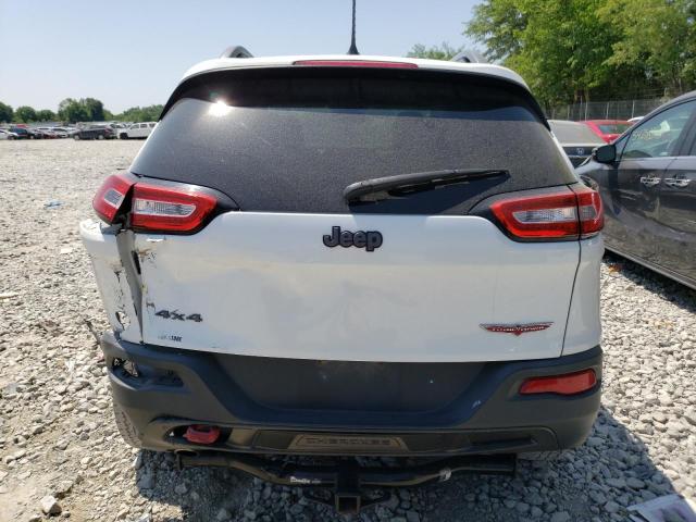 1C4PJMBB4EW159111 - 2014 JEEP CHEROKEE TRAILHAWK WHITE photo 6