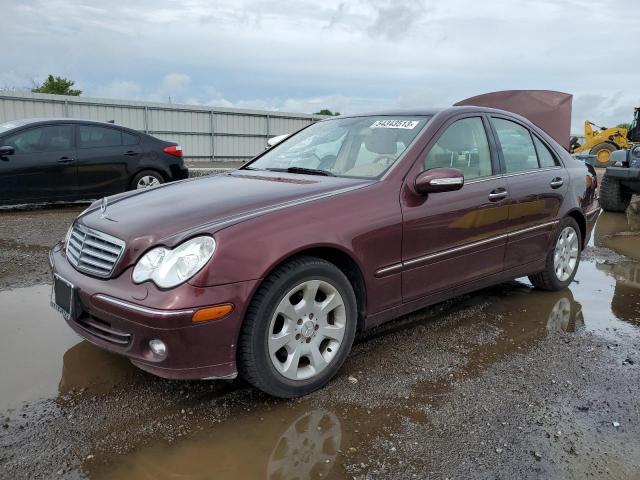 WDBRF54H76A879694 - 2006 MERCEDES-BENZ C 280 MAROON photo 1